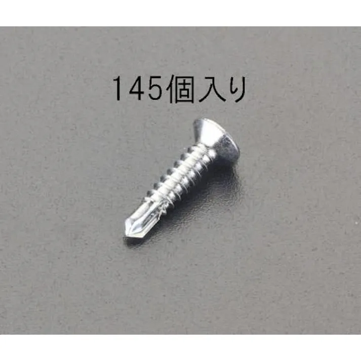 ESCO 4x16mm 皿頭ピアスビス(三価クロメート/145本) EA949EP-416S 4518340107816(CDC)【別送品】