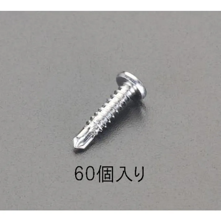 ESCO 4x30mm 鍋頭ピアスビス(三価クロメート/60本) EA949EP-430N 4518340107861(CDC)【別送品】