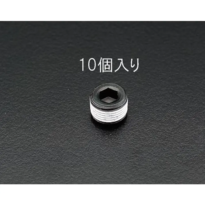 ESCO R 3/4" テーパーねじプラグ(鉄/10個) EA949GR-6 4518340108745(CDC)【別送品】