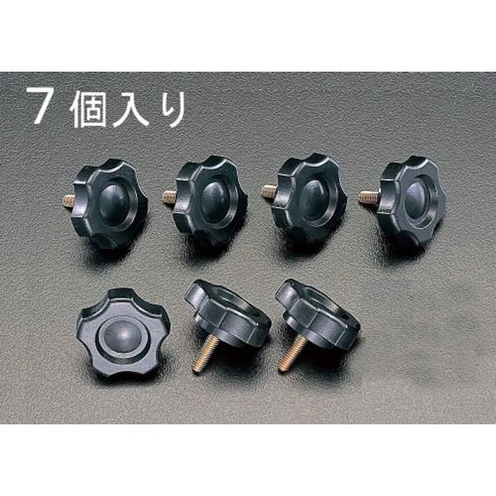ESCO M6x40mm 菊形ノブボルト(7個) EA949GT-640 4518340203181(CDC)【別送品】