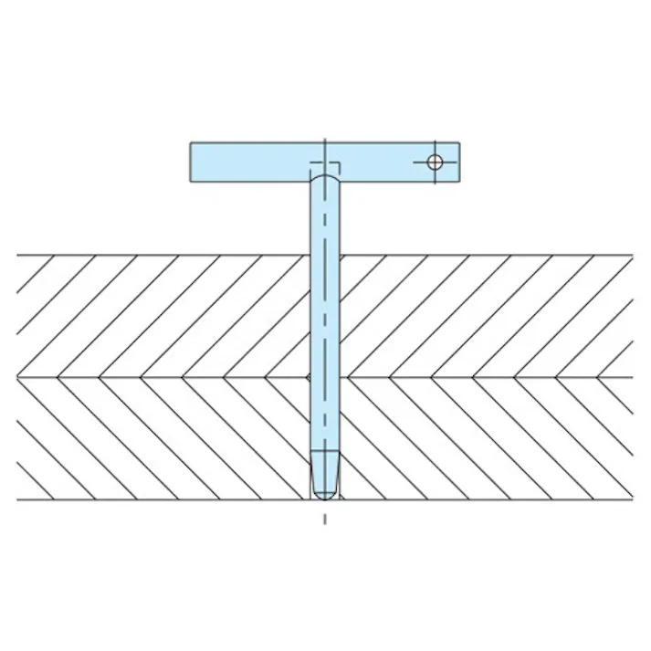 イマオコーポレーション 10 x152mm T型差し込みピン EA949RH-7 4518340231481(CDC)【別送品】