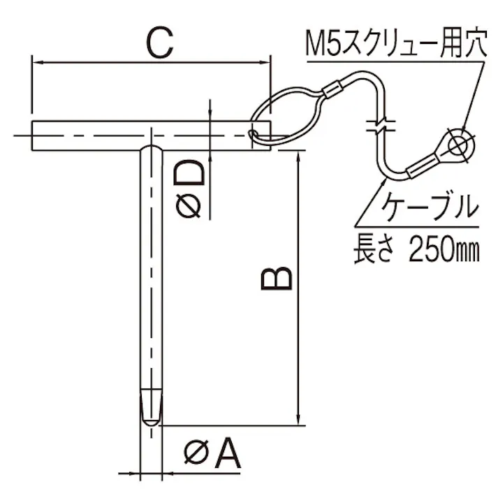 イマオコーポレーション 10 x152mm T型差し込みピン EA949RH-7 4518340231481(CDC)【別送品】