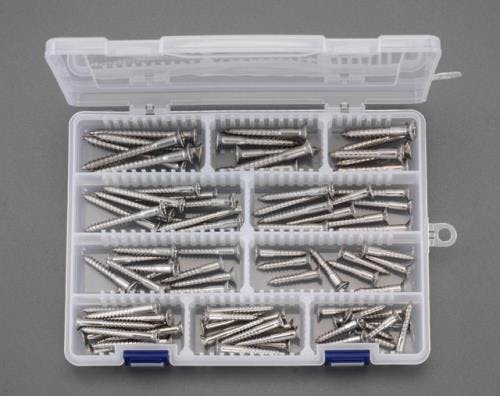 皿頭木ねじセット(ステンレス製) 4.8-6.2mm EA949ED-3 4518340235571【別送品】