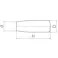 鍋屋バイテック(NBK) 雌ねじ固定グリップ(スチール製) M5x10mm EA948AS-11A 4518340262362【別送品】