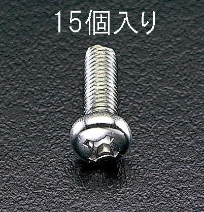 鍋頭小ねじ(ステンレス製/15本) M6x40mm EA949SJ-65 4518340414075【別送品】