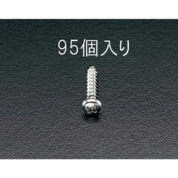 ESCO 4x10mm 鍋頭タッピングビス(ステンレス製/95本) EA949ES-41 4518340414297(CDC)【別送品】