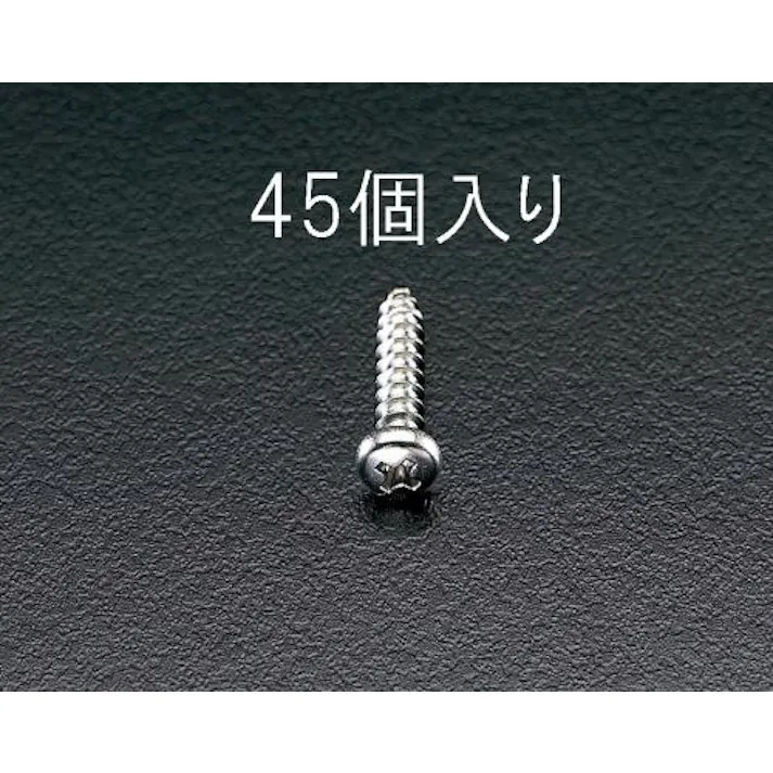 ESCO 4x30mm 鍋頭タッピングビス(ステンレス製/45本) EA949ES-45 4518340414334(CDC)【別送品】