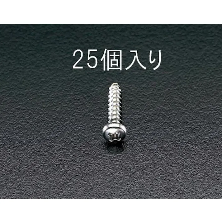鍋頭タッピングビス(ステンレス製/25本) 5x35mm EA949ES-52 4518340414389【別送品】