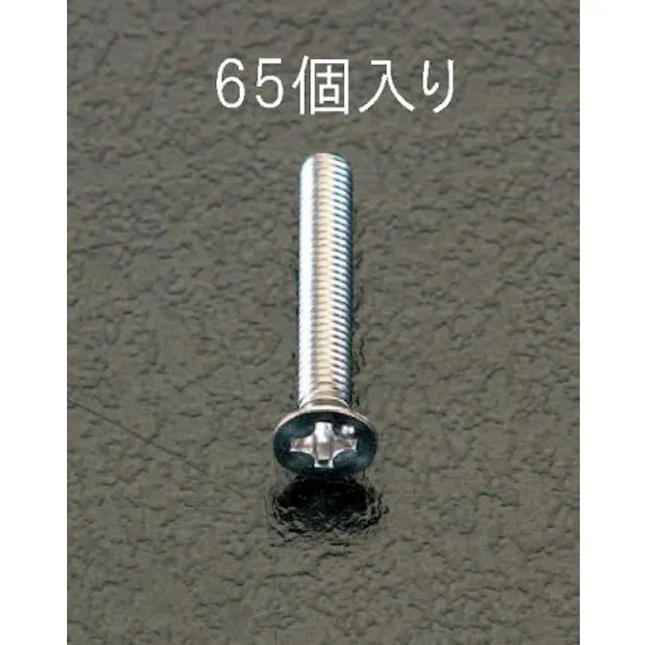 ESCO M3x20mm 皿頭小ねじ(ステンレス製/65本) EA949SK-36 4518340426207(CDC)【別送品】