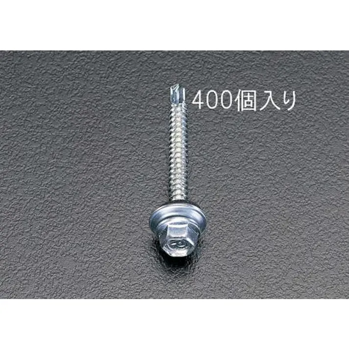 ESCO 6x19mm 六角頭ピアスビス(シール付/400本) EA949EF-61 4518340565227(CDC)【別送品】