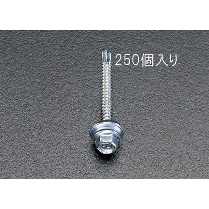 ESCO 6x35mm 六角頭ピアスビス(シール付/250本) EA949EF-63 4518340565258(CDC)【別送品】