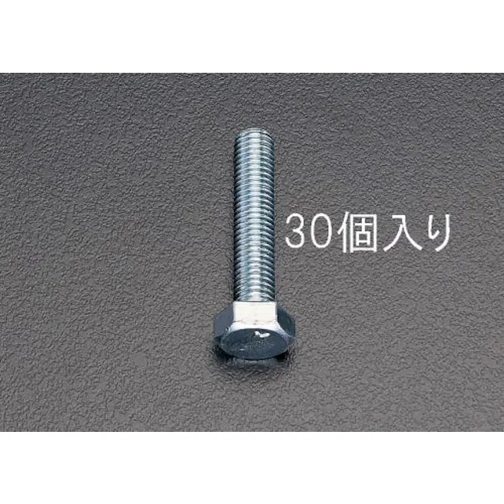 ESCO M16x100mm 六角頭全ねじボルト(30本) EA949HE-164 4518340570498(CDC)【別送品】