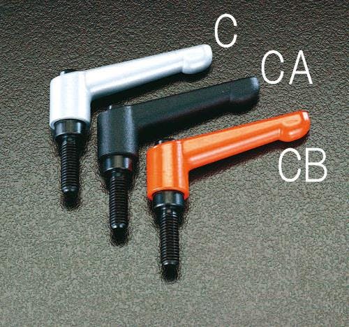 鍋屋バイテック(NBK) クランプレバー(オレンジ) M10x32mm EA948CB-33 4518340917552【別送品】