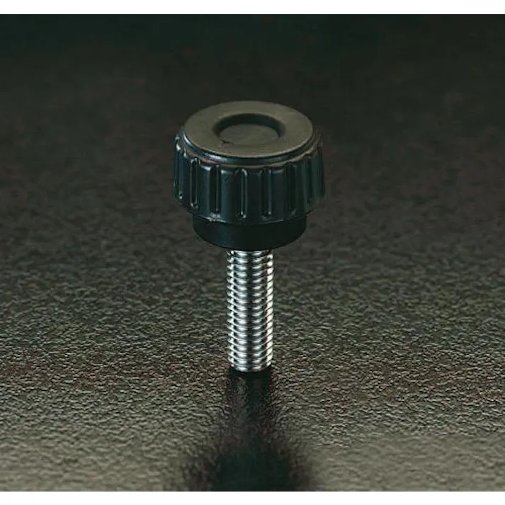 鍋屋バイテック(NBK) M4x10mm 雄ねじディンプルノブ(黒) EA948AW-3 4518340918894(CDC)【別送品】