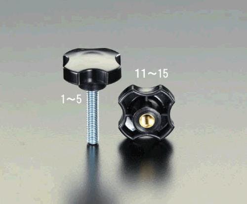 鍋屋バイテック(NBK) 雌ねじノブ(ナイロン) M10/45mm EA948AY-14 4518340919815【別送品】
