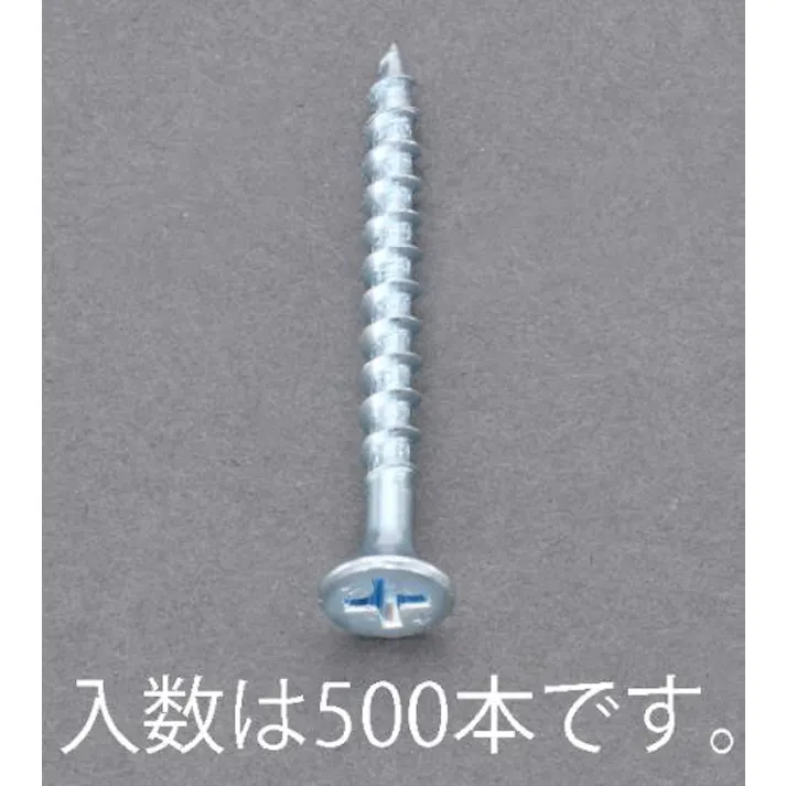 ESCO 3.8x51mm コーススレッド(500本) EA949FG-7 4518340928565(CDC)【別送品】