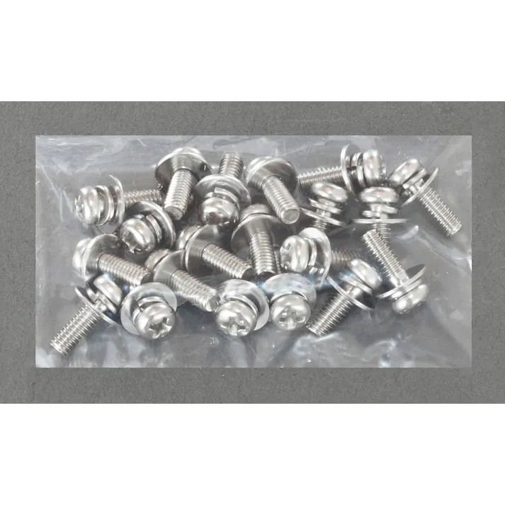 鍋頭セムス小ねじ(ステンレス/P=3/20本) M4x6mm EA949AJ-241 4518340983069【別送品】