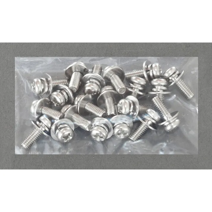 ESCO M4x 8mm 鍋頭セムス小ねじ(ステンレス/P=3/20本) EA949AJ-242 4518340983076(CDC)【別送品】