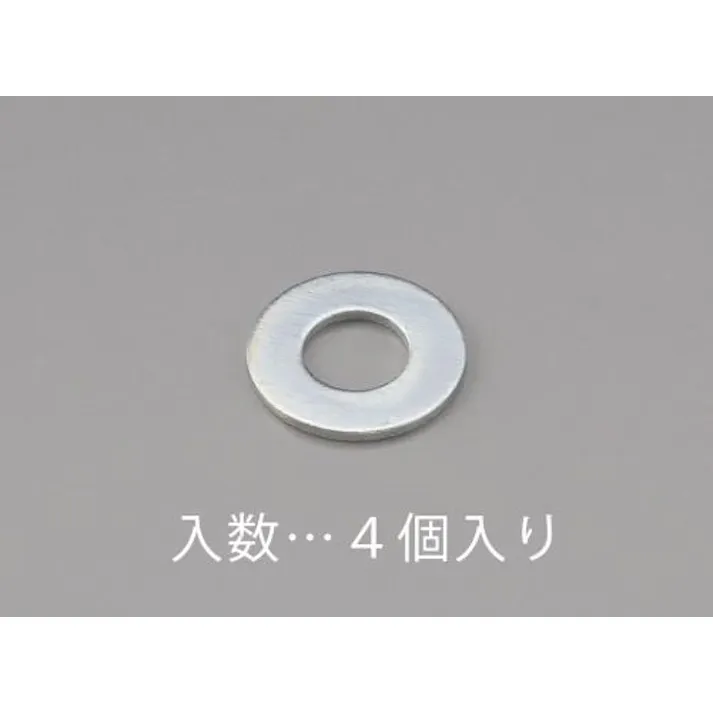 ESCO M14 平ワッシャー(JIS/ユニクロ/4枚) EA949LX-114 4518340984196(CDC)【別送品】
