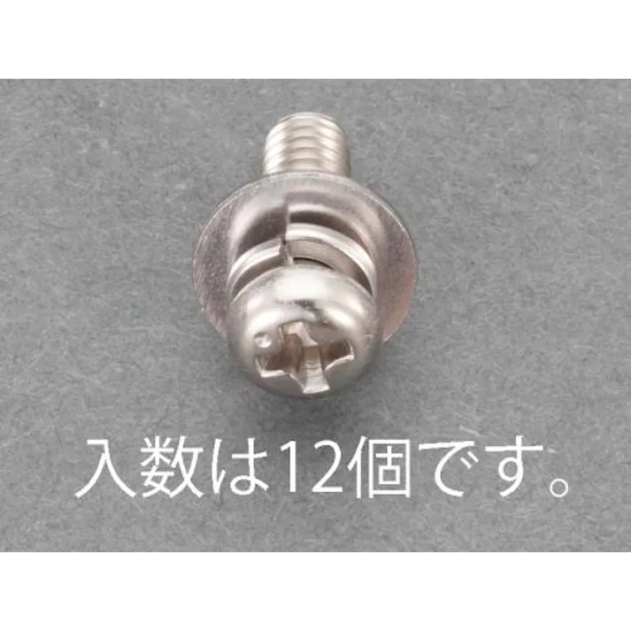 ESCO M5x25mm 鍋頭セムス小ねじ(ステンレス/P=3/12本) EA949AJ-256 4518340984356(CDC)【別送品】