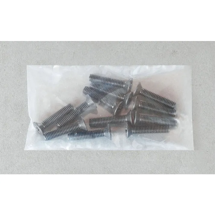 皿頭小ねじ(ステンレス/黒色/8本) M6x15mm EA949TF-615 4518340993648【別送品】