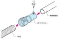 未来工業 φ28mm フレキ管薄鋼用アダプター EA947HN-23G 4548745039290(CDC)【別送品】