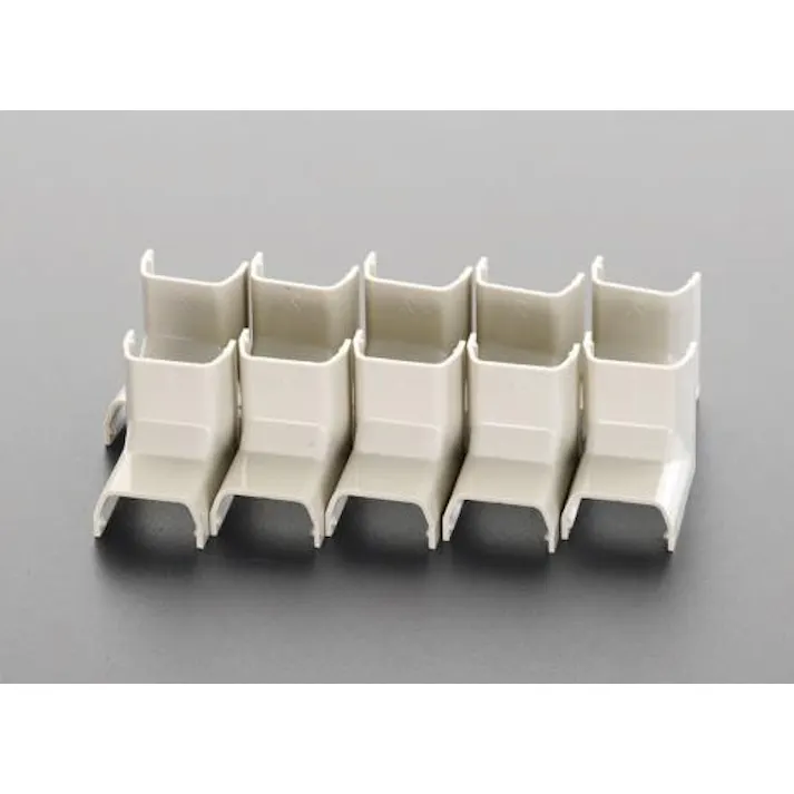 ESCO 18x40mm モール継手内曲(プラスチック製/灰/2個) EA947HM-101H 4548745222371(CDC)【別送品】