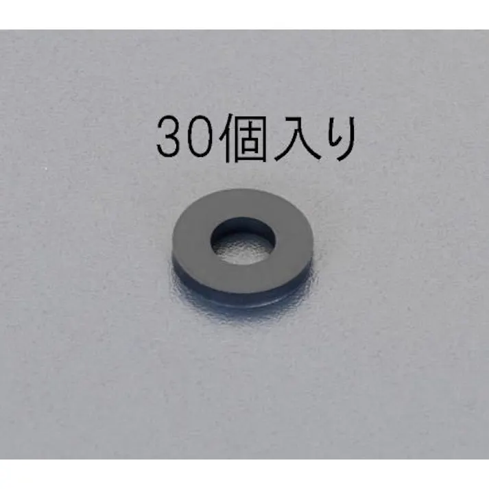 ESCO 8x 3x1.5mm/ M3 ゴム平パッキン(30枚) EA949SW-3 4548745223811(CDC)【別送品】