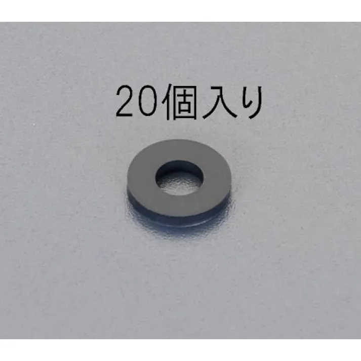 ESCO 22x10x2.0mm/M10 ゴム平パッキン(20枚) EA949SW-10 4548745224078(CDC)【別送品】