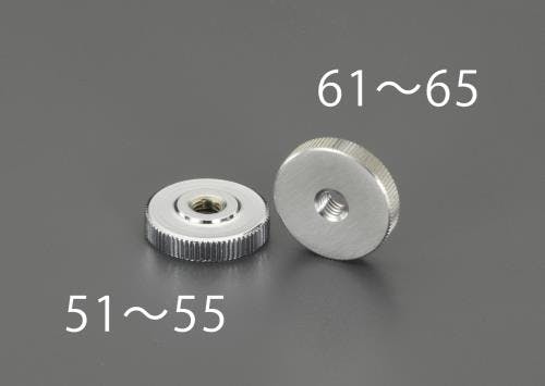 ローレットナット(スチール製) M4x4mm EA948BW-51 4548745271997【別送品】