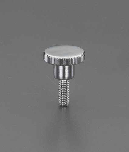 ローレットノブ(雄ねじ/スチール製) M5x10mm/φ20mm EA948BB-4A 4548745275988【別送品】