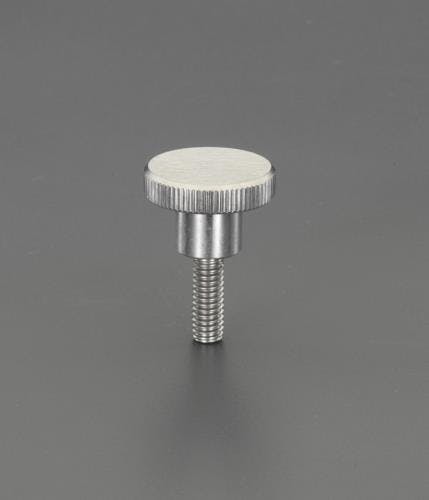 ローレットノブ(雄ねじ/ステンレス製) M6x20mm/φ24mm EA948BC-8A 4548745294620【別送品】