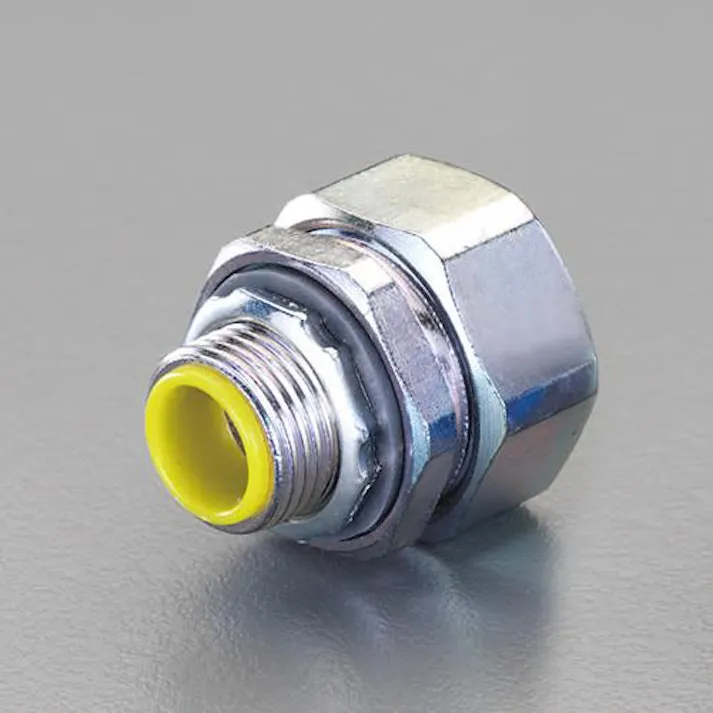ESCO 1/2"xCTC 19 ボックス接続コネクター(ストレート/薄鋼用) EA947SD-4 4548745431506(CDC)【別送品】