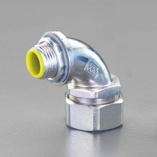 日本シーム工業 ボックス接続コネクター(アングル/薄鋼用) 1/2”xCTC19 EA947SF-4 4548745431568【別送品】