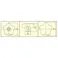 鍋屋バイテック(NBK) 雌ねじノブ(貫通穴/アルミ製) M12/60mm EA948BC-83 4548745432381【別送品】