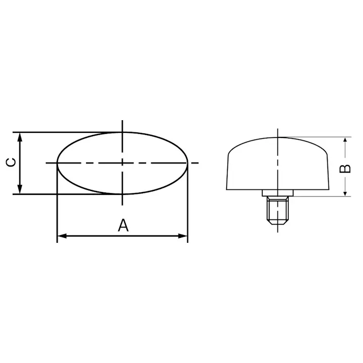 イマオコーポレーション M8x16mm/32x13.0mm 雄ねじノブ EA948BR-110 4548745432602(CDC)【別送品】
