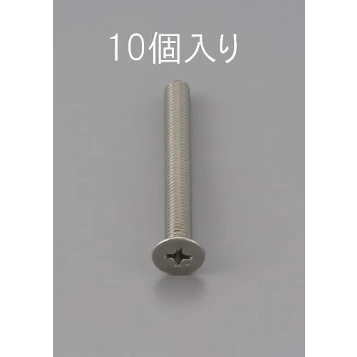 ESCO M3 x30mm 皿頭小ねじ(ステンレス製/10本) EA949NB-330 4548745466270(CDC)【別送品】