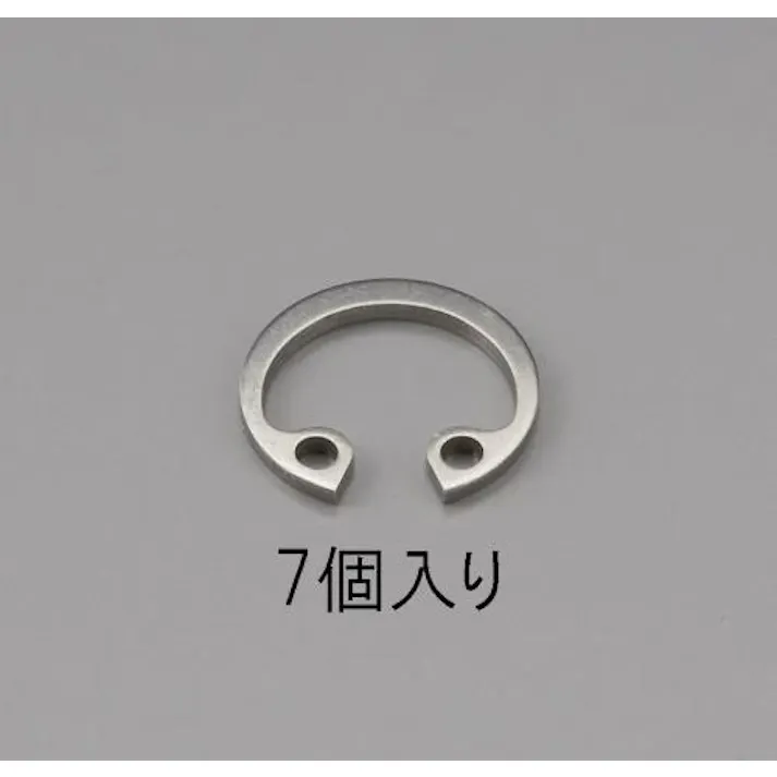 ESCO 22mm 穴用スナップリング(ステンレス製/7個) EA949PA-322 4548745467055(CDC)【別送品】