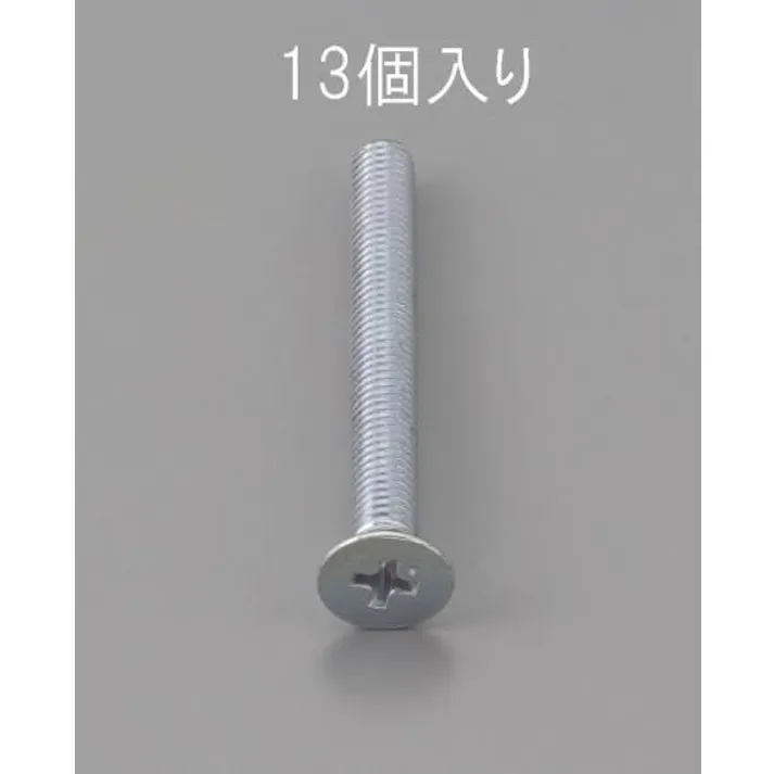 ESCO M6 x12mm 皿頭小ねじ(三価クロメート/13本) EA949NA-612 4548745468991(CDC)【別送品】