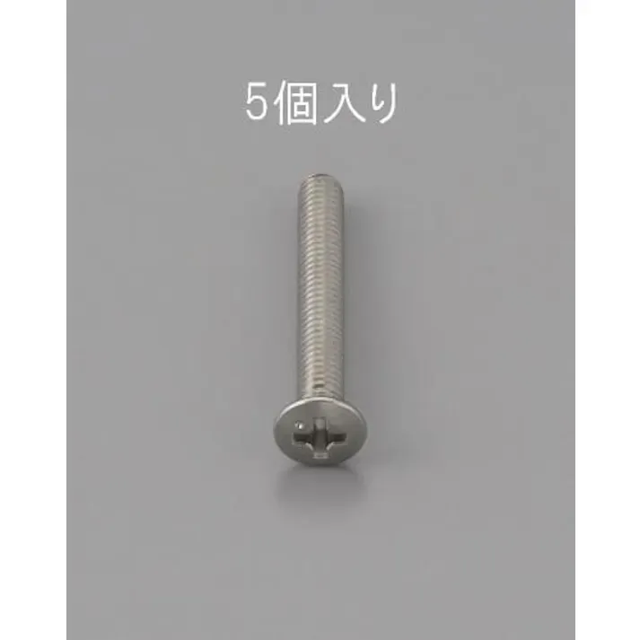 ESCO M3 x40mm 丸皿頭小ねじ(ステンレス製/5本) EA949ND-340 4548745469288(CDC)【別送品】