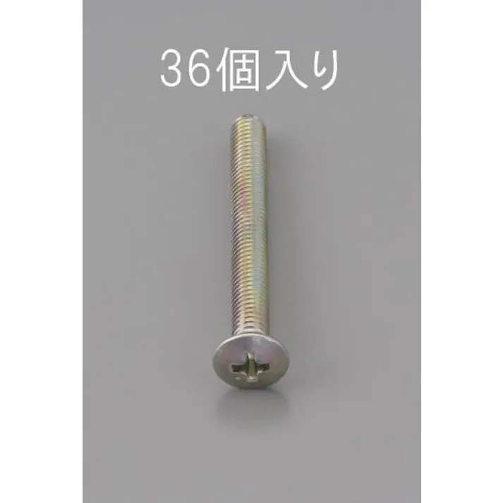 ESCO M3 x15mm 丸皿頭小ねじ(三価クロメート/36本) EA949NC-315 4548745469394(CDC)【別送品】