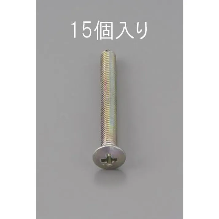 ESCO M4 x30mm 丸皿頭小ねじ(三価クロメート/15本) EA949NC-430 4548745469639(CDC)【別送品】