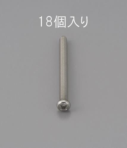 ESCO  M2 x 4mm 鍋頭小ねじ(ステンレス製/18本) EA949NF-204 4548745470727(CDC)【別送品】