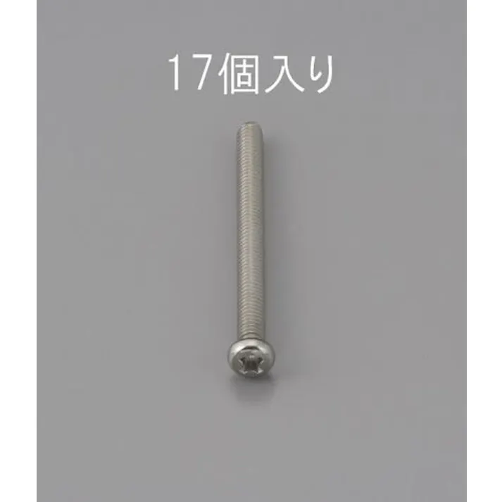 ESCO M2 x10mm 鍋頭小ねじ(ステンレス製/17本) EA949NF-210 4548745470918(CDC)【別送品】