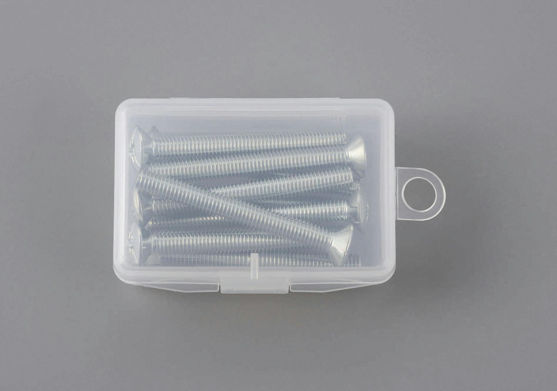 ESCO M3 x25mm 鍋頭小ねじ(ユニクロメッキ/34本) EA949NE-325