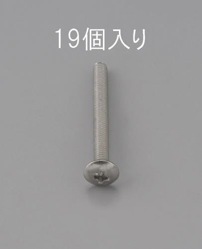 ESCO  M3 x10mm トラス頭小ねじ(ステンレス製/19本) EA949NH-310 4548745471991(CDC)【別送品】
