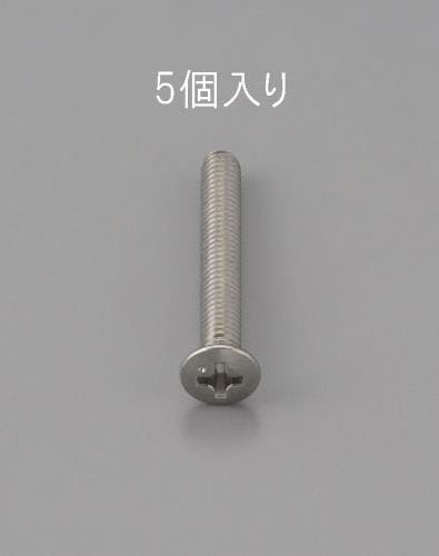 ESCO  M4 x35mm 丸皿頭小ねじ(ステンレス製/5本) EA949ND-435 4548745472288(CDC)【別送品】