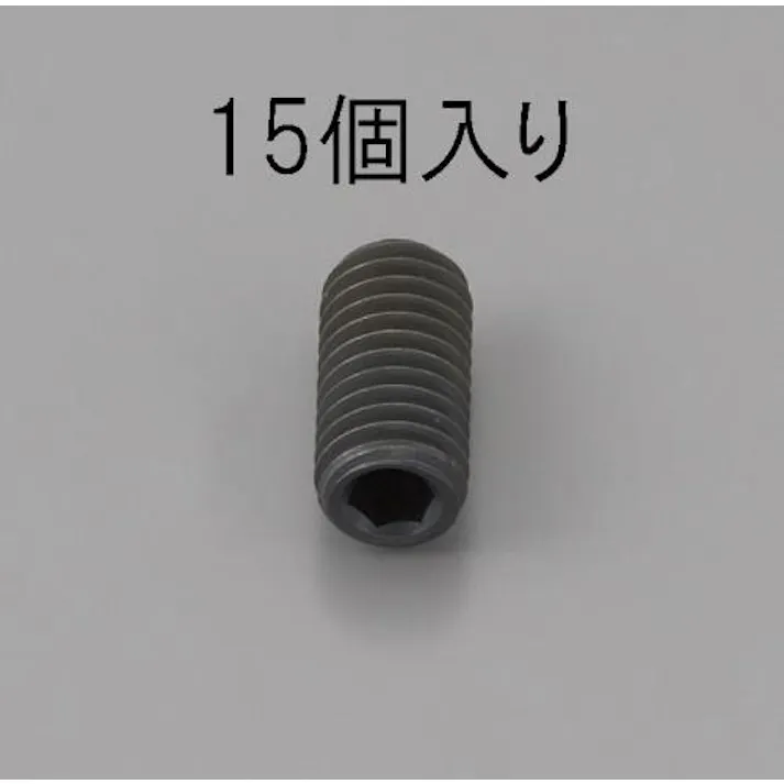 ESCO M5 x10mm 六角穴付止ねじ(クロメート/15本) EA949MP-510 4548745474602(CDC)【別送品】