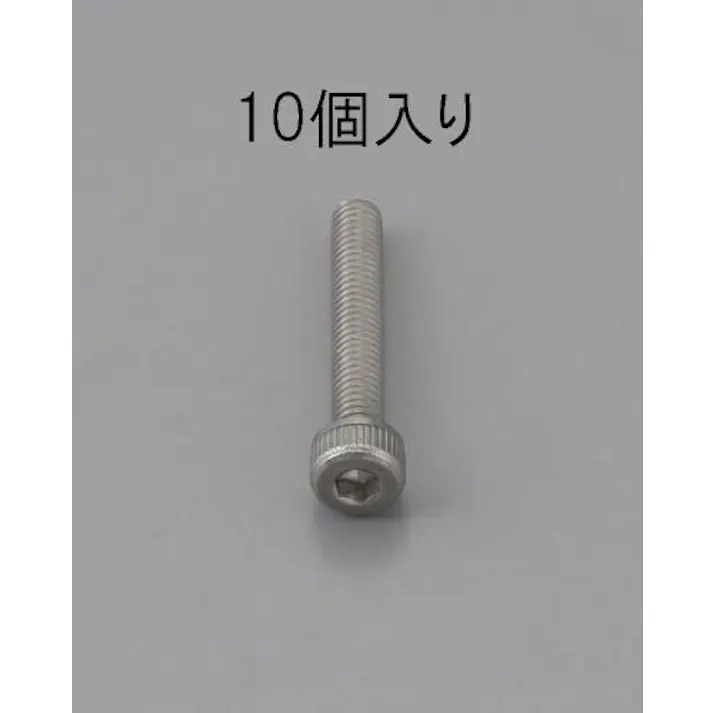 ESCO M6 x 30mm 六角穴付ボルト(ステンレス製/10本) EA949MB-630 4548745474947(CDC)【別送品】