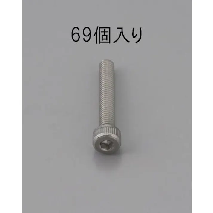 ESCO M3 x 5mm 六角穴付ボルト(ステンレス製/69本) EA949MB-305 4548745475081(CDC)【別送品】